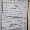 De Romana republica, sive, De re militari et civili Romanorum, ad explicandos scriptores antiquos, qui praeleguntur in Regio Ludovici Magni Collegio Societatis Jesu