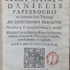 Responsio Danielis Papebrochii ex Societate Jesu theologi ad Exhibitionem errorum per Adm. R.P. Sebastianum a S. Paulo, ordinis Carmelitani in Belgio bis Provincialem, olim sacrae theologiae professorem Lovanii, evulgatam anno MDCXCIII Coloniae