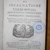 Prælectiones theologicæ, de incarnatione verbi divini