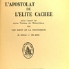 L'apostolat de l'élite cachée selon l'esprit de sainte Thérèse de l'Enfant-Jésus