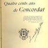 Quatre cents ans de Concordat