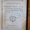 Institutionum