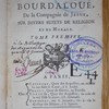 Pensées du pere Bourdalouë sur divers sujets de religion et de morale