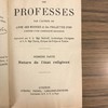 Le livre des professes