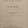 Le journal des Jésuites