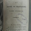 Essais de Michel de Montaigne