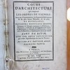 Cours dʼarchitecture qui comprend les ordres de Vignole, avec des commentaires, les figures & descriptions de ses plus beaux batimens, & ceux de Michel-Ange : plusieurs nouveaux desseins, ornamens & préceptes concernant la distribution, la décoration, la matière & la construction des édifices, la maçonnerie, la charpenterie, la couverture, la serrurerie, la menuiserie, le jardinage & tout ce qui regarde lʼart de bâtir