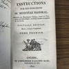 Instructions sur les fonctions du ministère pastoral