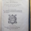 Liber Jeremiae, sive, De Actione, ad sacri apparatus instructionem