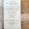 L'année du chrétien : contenant des instructions sur les mystères et les fêtes, l'explication des epîtres et des evangiles, avec l'abrégé de la vie d'un Saint, pour tous les jours de l'année