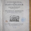 Justini Febronii JCti De statu Ecclesiae et legitima potestate Romani Pontificis, liber singularis, ad reuniendos dissidentes in religione christianos compositus