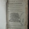 Selectae è Tito Livio narrationes, ad usum scholarum accommodatae