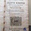 Flavii Josephi hierosolymitani sacerdotis opera quae exstant nempe antuquitatum Judaicarum libri XX ... : de belle Iudaico libri VIII ... adversus Apionem libri II ... de Machabaeis, seu de imperio rationis liber I. ; quae graecolatina editio Graecorum Palatinae Bibliothecae manuscriptorum codicum collatione castigatior facta est ; cum indice locupletissimo