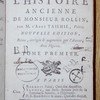 Abrégé de l'histoire ancienne de M. Rollin