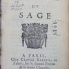 La morale du sage