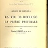 La vie de recluse : La prière pastorale