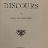 Conférences et discours