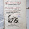 Prodromus ad Opera omnia S. Bonaventurae : agens de ejus vita, doctrina, et scriptis editis ac ineditis, recensque inter vetustos codices manuscriptos inventis; in libros 8 tributos