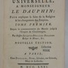 Discours sur l'histoire universelle, à Monseigneur le Dauphin : pour expliquer la suite de la religion et les changemens des empires