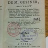 Œuvres choisies de M. Gessner, contenant La mort d'Abel, La nuit, & autres poëmes, avec des Idylles, des pastorales, & autres pièces