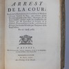 Arrest de la cour, rendu sur les remontrance & conclusions de Monsieur l'avocat-Général du Roi qui ordonne qu'une brochure qui porte pour Titre Remarques sur un écrit intitulé Compte rendu des Constitutions des Jésuites par M. Louis René de Caradeuc de la Chalotais... sera lacérée et brûlée par l'exécuteur de la Haute Justice