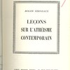 Leçons sur l’athéisme contemporain