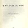 À l'écoute de Dieu