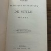 Cours théorique et pratique de style : livre de l'élève