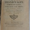 Moeurs des sauvages ameriquains, comparées aux moeurs des premiers temps