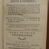 De la raison dans l’homme, Ouvrage où l’on examine l’étendue de ses connaissances, les bornes de ses facultés, les forces de ses motifs, l’origine de ses doutes & les causes de ses erreurs, les principes de sa certitude, & les fondements de sa science