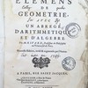 Élémens de géométrie, avec un abrégé d'arithmétique et d'algèbre