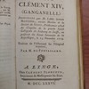 Oraison funèbre du Pape Clément XIV, (Ganganelli)