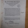 Rituum ecclesiasticorum, sive, Sacrarum cerimoniarum S.S. Romanae Ecclesiae libri tres, non ante impressi