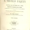 Commentaires de S. Thomas d’Aquin sur toutes les Épitres de S. Paul