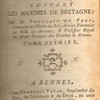Principes du droit françois, suivant les maximes de Bretagne