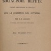 Le socialisme réfuté d'après l'encyclique de Léon XIII sur la condition des ouvriers