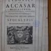 Vestigatio arcani sensus in Apocalypsi, cum opusculo de sacris ponderibus ac mensuris