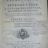 Encyclopédie élémentaire, ou, Introduction à l'étude des lettres, des sciences et des arts, ouvrage utile à la jeunesse & aux personnes de tout âge, enrichi d'amples notices des meilleurs auteurs dans chaque faculté, & orné d'estampes en taille-douce. Dédiée au roi par M. l'Abbé de Petity, prédicateur de la reine