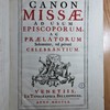 Canon Missae ad usum episcoporum, ac praelatorum solemniter vel private celebrantium