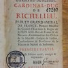 Testament politique d'Armand du Plessis, cardinal duc de Richelieu