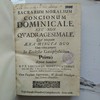 Sacrarum moralium concionum dominicale : nec non quadragesimale, quae tanquam aera minuta duo cum vidua paupere in Ecclesiae Gazophylacium