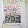 Ristretto della vita di San Giuseppe da Leonessa dell'ordine de' Minori Cappuccini di S. Francesco...