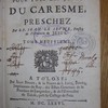 Sermons pour tous les jours du caresme