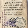 Les délices de la solitude, ou réflexions sur les matières les plus importantes au vrai bonheur de l'homme
