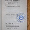 La Henriade travestie en vers burlesques