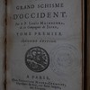 Histoire du grand schisme d'Occident
