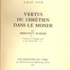 Vertus du chrétien dans le monde