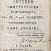 Les Helviennes, ou lettres provinciales philosophiques
