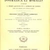 Theologia dogmatica et moralis ad mentem S. Thomae aquinatis et S. Alphonsi de Ligorio