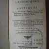 Observations historiques et critiques sur les erreurs des peintres, sculpteurs & dessinateurs dans la représentation des sujets tirés de l'histoire sainte, ou, Les peintures sacrées considérées relativement aux dogmes, aux faits & au costume, avec tous les éclaircissements nécessaires pour les rendre exactes, & les augmenter d'un grand nombre de sujets qui n'ont jamais été traités